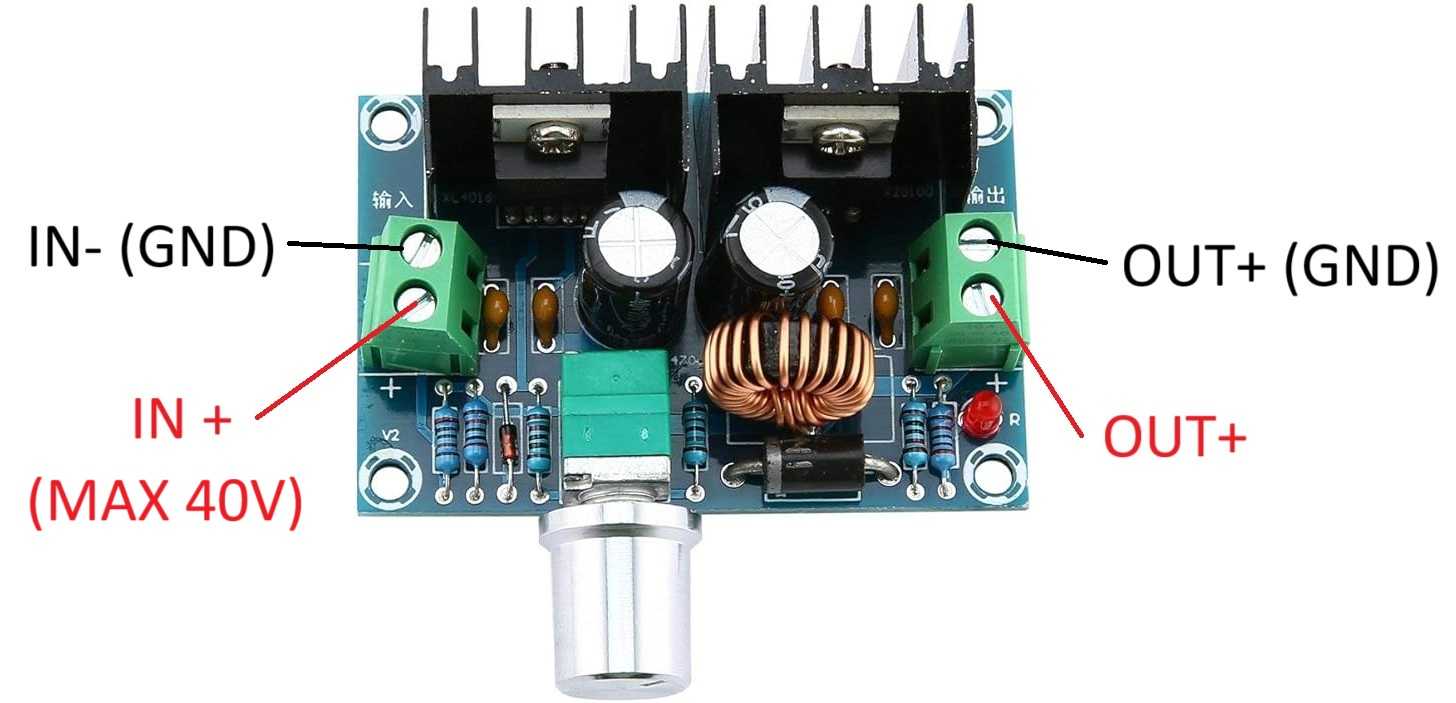 Modul coborator tensiune XH-M401 DC-DC 8A 200W 4-40V